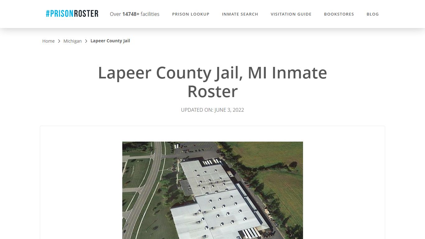 Lapeer County Jail, MI Inmate Roster